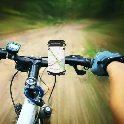 Flnorw Bicycle Phone Holder 360° Rotatable Adjustable Bike Phone Binding Bicycle Handles Compact And Resistant To Falling Mount Compatible For 4 To 6.5 Smartphones 13