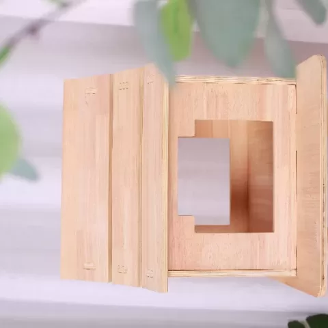 GalaxyCat Oasis - Premium Wooden Multi-Level Cat Climber with Space Capsule Cat Tower