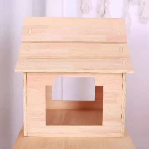 GalaxyCat Oasis - Premium Wooden Multi-Level Cat Climber with Space Capsule Cat Tower