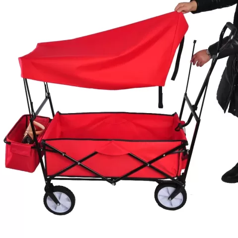 Garden Shopping Beach Cart Folding Wagon 13