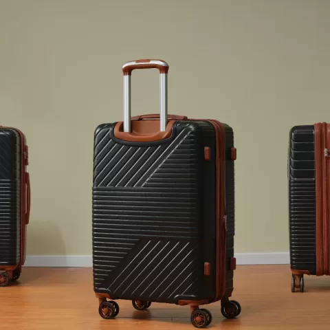 Hardshell Luggage Sets 3 Piece Double Spinner 8 Wheels Suitcase With Tsa Lock Lightweight 20''24''28' 13