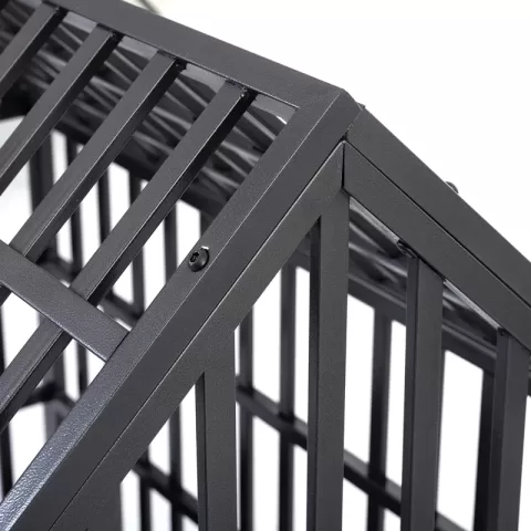 Heavy Duty Dog Cage Pet Crate With Roof 38