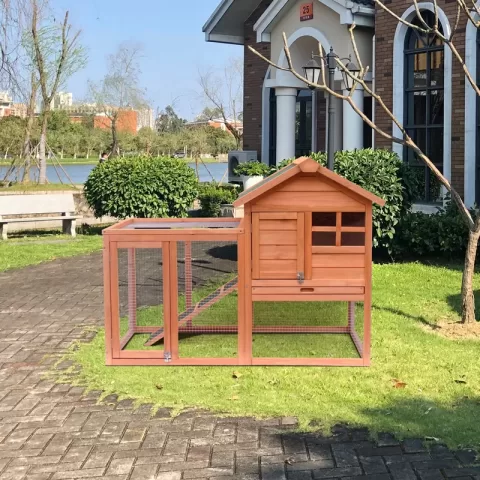 Hot Sale Easily Assembled Wooden Rabbit House Chicken Coop Kennels 1