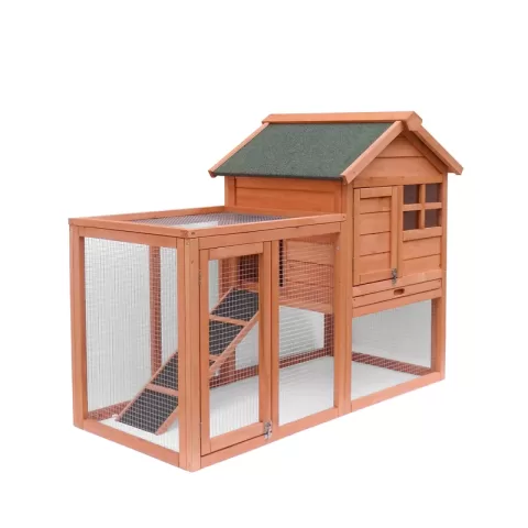 Hot Sale Easily Assembled Wooden Rabbit House Chicken Coop Kennels 5