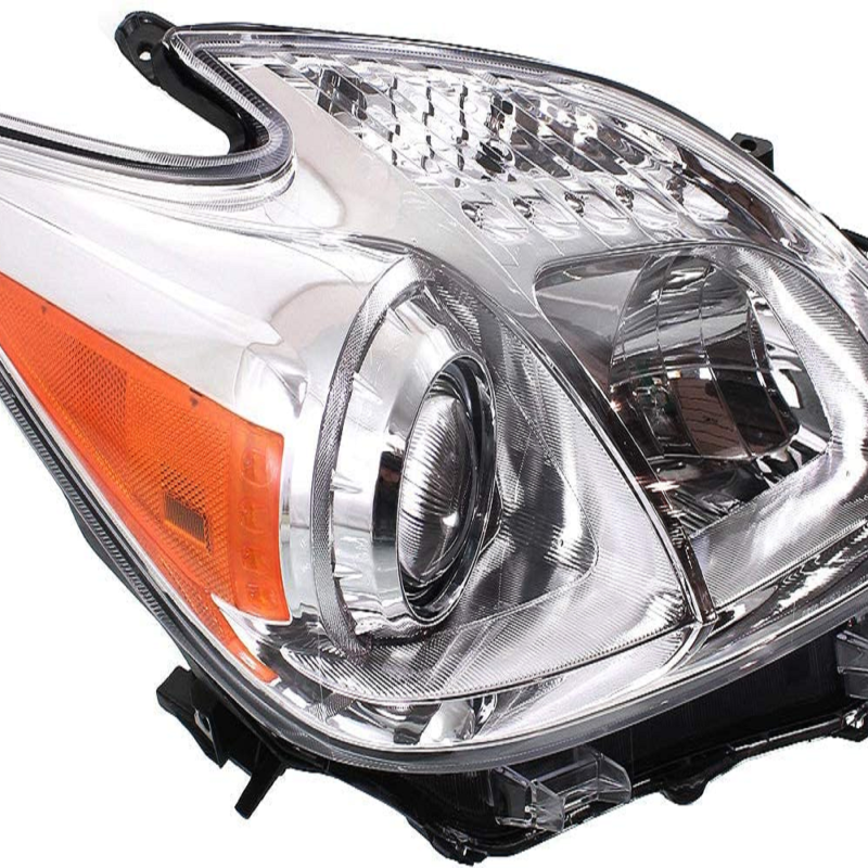 LEAVAN Headlight Headlamp LH & RH Pair Driver & Passenger Set Halogen for 2012-2015 Toyota Prius