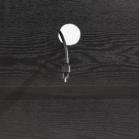 Lighted TV Stand Electric Fireplace TV Stand with Glass Shelves, 3D Fireplace TV Stand with LED Light Wood Open Shelves Table for TV up to 60-65"