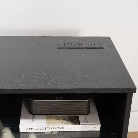 Lighted TV Stand Electric Fireplace TV Stand with Glass Shelves, 3D Fireplace TV Stand with LED Light Wood Open Shelves Table for TV up to 60-65"