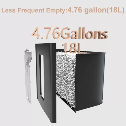 Paper Shredder Heavy Duty Micro Cut Low Working Noise High Security P5 Office Home Use Office Equipment Manufacture 2