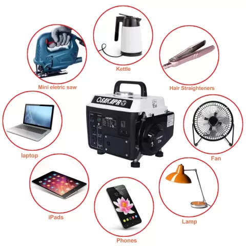 Portable Generator, Outdoor Generator Low Noise, Gas Powered Generator,generators For Home Use Epa Carb Compliant 16