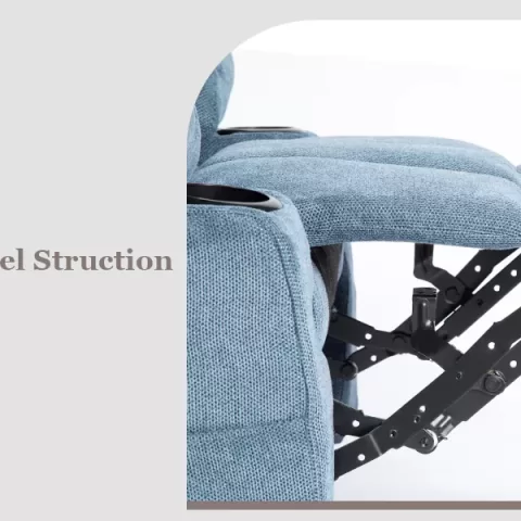 Recliner Chair Massage Fabric Recliners With Heated, 360 Degree Swivel Single Sofa With Cup Holders And Side Pockets Rocking Chair For Living Room 16