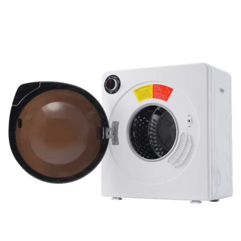 Vented Gas Dryer, Stainless Steel Dryer, 2.6 Cu.ft,1350w, Multi Filtration,5 Programs. Overheating Protection,stainless Steel Drum, Full Heating,double Temperature Control 9