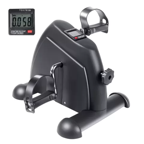 Yssoa Pedal Exercise Bike, Under Desk Bike Pedal Exerciser, Portable Mini Exercise Bike For Arms And Legs Workout, Exercise Peddler With Digital Monitor, Resistance 10