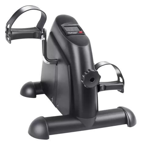 Yssoa Pedal Exercise Bike, Under Desk Bike Pedal Exerciser, Portable Mini Exercise Bike For Arms And Legs Workout, Exercise Peddler With Digital Monitor, Resistance 4