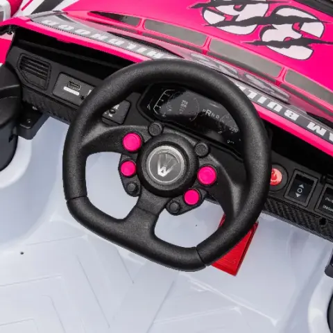 12v4a 20w2 One Button Start, Forward And Backward, High And Low Speed, Front Light, Power Display, Two Doors Can Open,four Wheel Absorber Kids Car 5