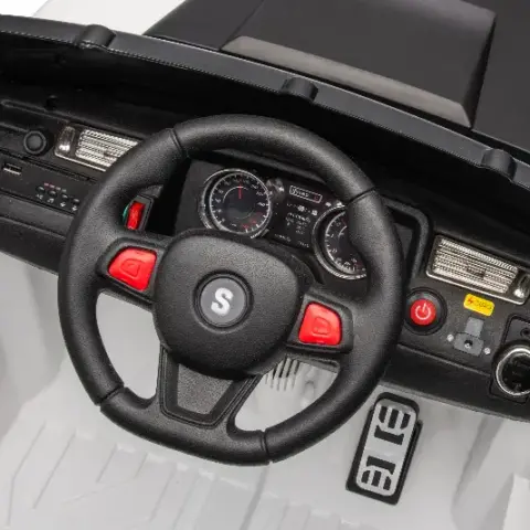 12v7a 30w2 Four Wheel Drive Leather Seat One Button Start,forward And Backward, High And Low Speed,seat Belt Four Wheel Absorber Kids Car 16