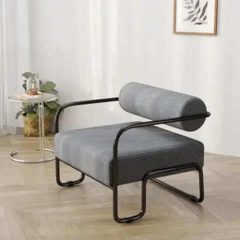 Living room iron sofa chair, lazy individual chair, balcony leisure chair
