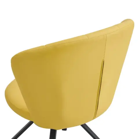 360° Swivel Makeup Home Office Chair, Pu Vanity Chair, Nail Chair For Women, Queen Fancy Chair For Girls,upholstered Chair With Black Metal Legs 1