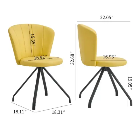 360° Swivel Makeup Home Office Chair, Pu Vanity Chair, Nail Chair For Women, Queen Fancy Chair For Girls,upholstered Chair With Black Metal Legs 13