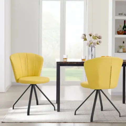 360° Swivel Makeup Home Office Chair, Pu Vanity Chair, Nail Chair For Women, Queen Fancy Chair For Girls,upholstered Chair With Black Metal Legs 2