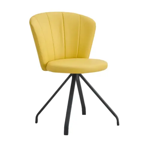 360° Swivel Makeup Home Office Chair, Pu Vanity Chair, Nail Chair For Women, Queen Fancy Chair For Girls,upholstered Chair With Black Metal Legs 7
