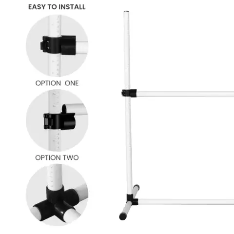 4 Pack Adjustable Dog Agility Jumps With Carry Bag Exercise Dog Jumping Hurdles For Indoor Outdoor Dog Agility Course Game4