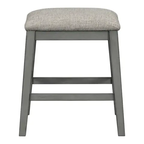 5 Piece Counter Height Dining Table Set With Built In Storage Shelves,grey 20