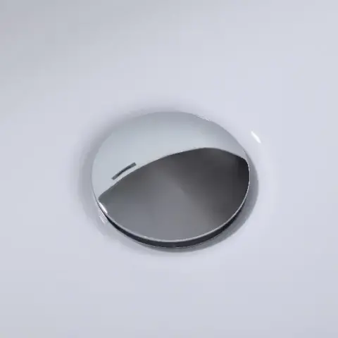 59" Acrylic Freestanding Bathtub-Acrylic Soaking Tubs, Black Bathtub, Oval Shape Black Freestanding Bathtub With Chrome Overflow and Pop Up Drain