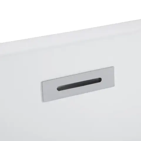 59" Acrylic Freestanding Bathtub-Acrylic Soaking Tubs, Black Bathtub, Oval Shape Black Freestanding Bathtub With Chrome Overflow and Pop Up Drain