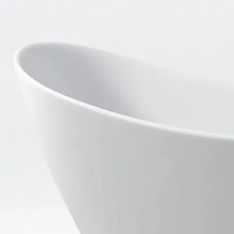 67 Acrylic Freestanding Bathtub Acrylic Soaking Tubs, Oval Shape Freestanding Bathtubs With Chrome Overflow And Pop Up Drain, Double Slipper Tub 7