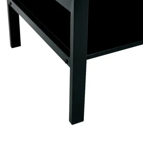 Glass Lift Top Coffee Table, Modern Simple 2 Layer Tempered Glass Coffee Table For Living Room, Black 12