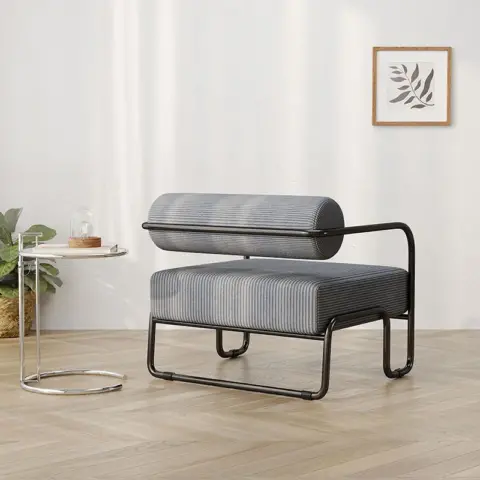 Living room iron sofa chair, lazy individual chair, balcony leisure chair