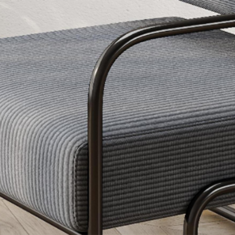 Living room iron sofa chair, lazy individual chair, balcony leisure chair