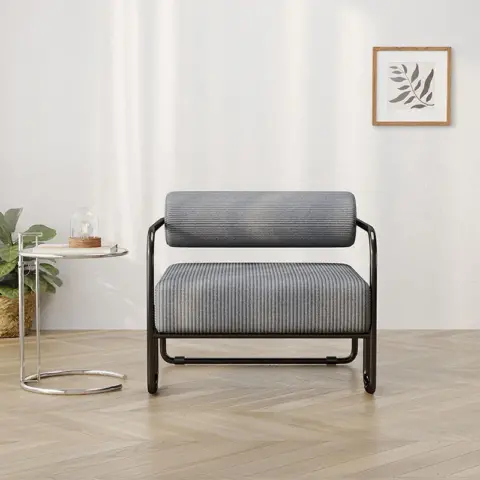 Living room iron sofa chair, lazy individual chair, balcony leisure chair