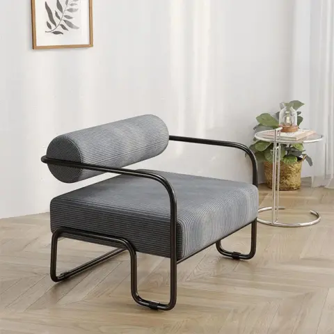 Living room iron sofa chair, lazy individual chair, balcony leisure chair