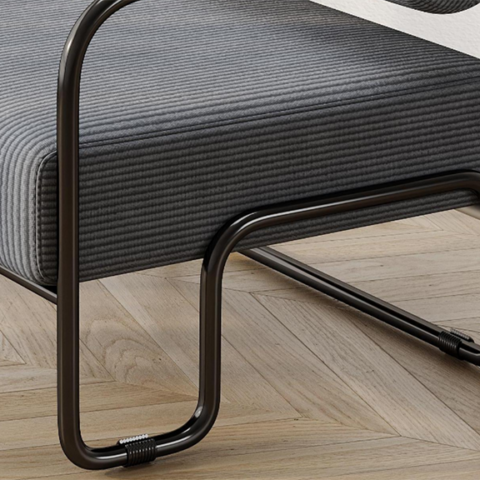Living room iron sofa chair, lazy individual chair, balcony leisure chair