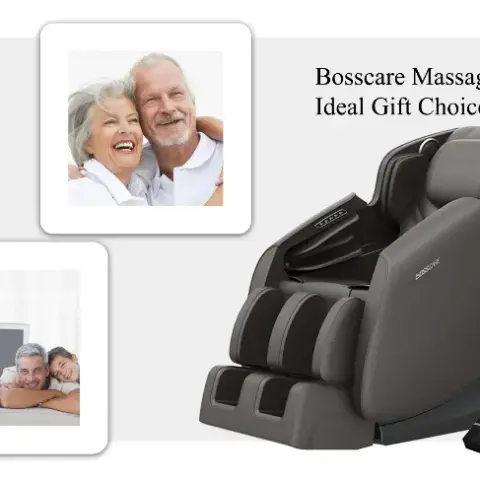 Massage Chair Recliner with Zero Gravity, Full Body Airbag Massage Chair with Bluetooth Speaker, Foot Roller