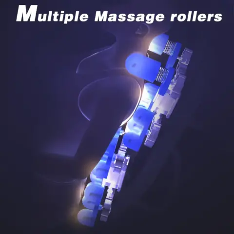 Massage Chair Recliner with Zero Gravity, Full Body Airbag Massage Chair with Bluetooth Speaker, Foot Roller