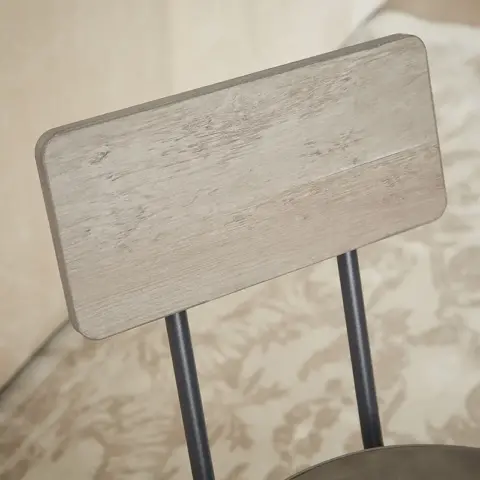 Pub High Dining Table 7 Piece Set, Industrial Style Pub Table, 6 PU Leather Bar Chairs for Kitchen Breakfast Table, Living Room, Bar