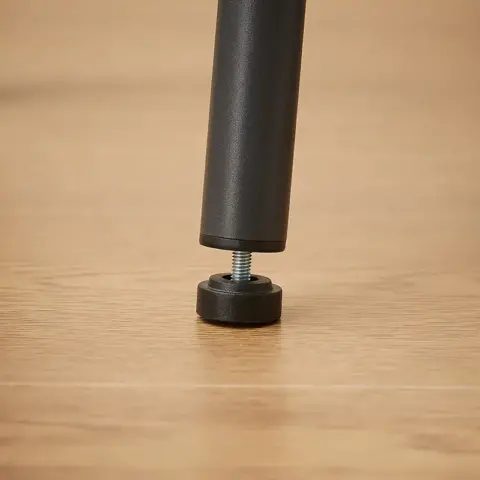 Pub High Dining Table 7 Piece Set, Industrial Style Pub Table, 6 PU Leather Bar Chairs for Kitchen Breakfast Table, Living Room, Bar