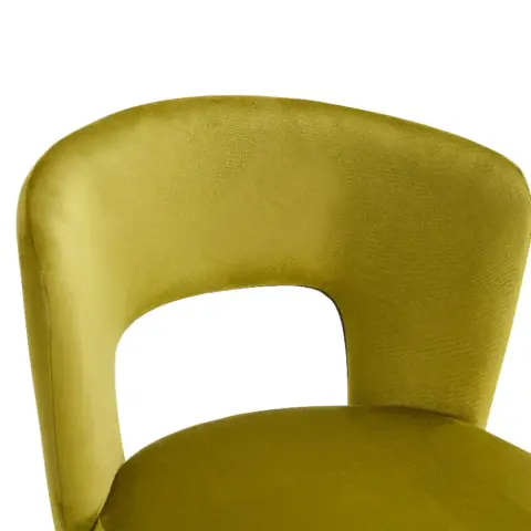 Set Of 2 Cloth Armless Fashion Fabric Stool, Counter Height Modern Velvet Backrest Fabric Bar Chairs,bar Stool Chair For Kitchenbalcony With Black Metal Legs 8