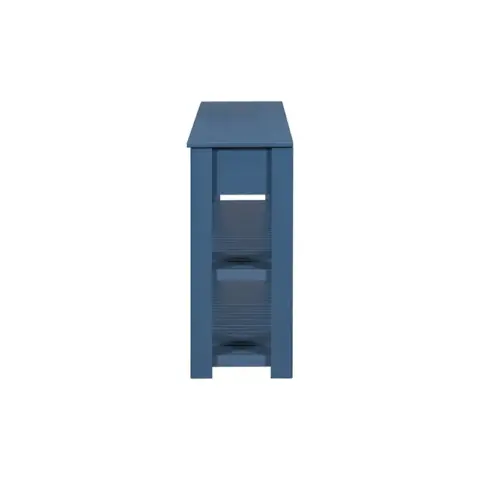 Stylish Entryway Console Table with 4 Drawers and 2 Shelves, Suitable for Entryways, Living Rooms