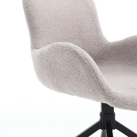 Velvet Upholstered Chair With Metal Legs,modern Accent Without Wheels, Home Office Chair Desk Chair Computer Task Chair With 360 Degree Rotating 1
