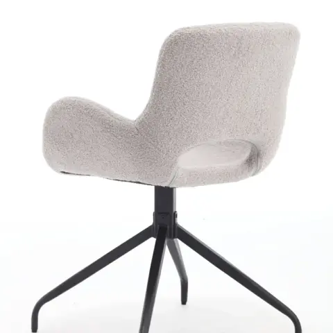 Velvet Upholstered Chair With Metal Legs,modern Accent Without Wheels, Home Office Chair Desk Chair Computer Task Chair With 360 Degree Rotating 3