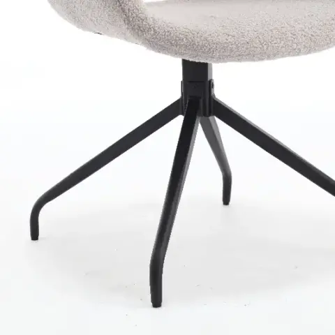 Velvet Upholstered Chair With Metal Legs,modern Accent Without Wheels, Home Office Chair Desk Chair Computer Task Chair With 360 Degree Rotating 5