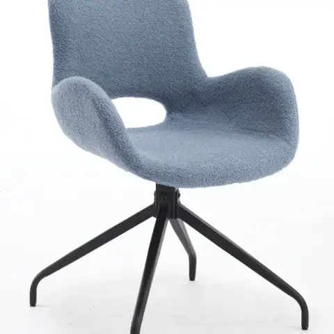 Velvet Upholstered Chair With Metal Legs,modern Accent Without Wheels, Home Office Chair Desk Chair Computer Task Chair With Degree Rotating Navy Blue 9