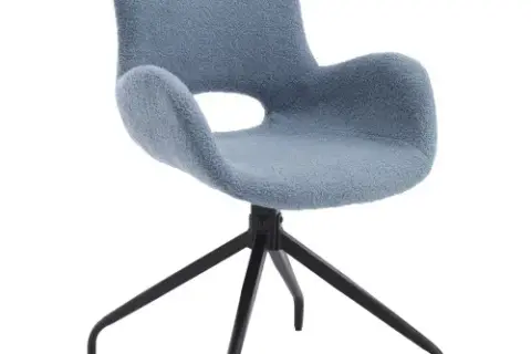 Velvet Upholstered Chair With Metal Legs,modern Accent Without Wheels, Home Office Chair Desk Chair Computer Task Chair With Degree Rotating Navy Blue