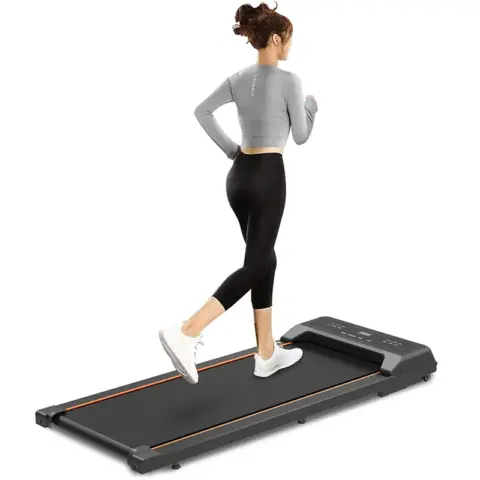 Walking Pad Under Desk Treadmill, Led Display And Remote Control Portable Treadmill For Home And Office, 2.5hp 265lbs 1