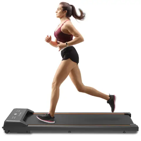 Walking Pad Under Desk Treadmill, Led Display And Remote Control Portable Treadmill For Home And Office, 2.5hp 265lbs 2